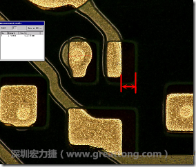 其他零件的防焊層印刷偏移，造成焊墊大小不一的現象。