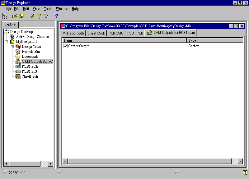按下 Finish鈕結(jié)束Gerber輸出文件全部設(shè)置工作。