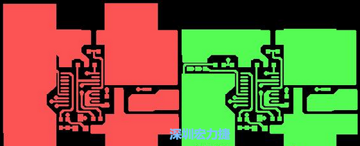 此操作可使文件中大部分的焊盤輸出后仍為焊盤，不會成為線性焊盤，并且不會產生像下圖一樣的短路情況