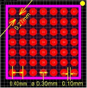 這一類BGA模塊設計已經是刷新底線，屬于最小加工能力范疇。